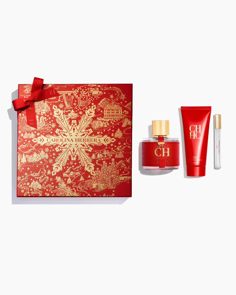 CAROLINA HERRERA 212 Woman EDT 100ml Gift Set + Body Lotion + 10ml