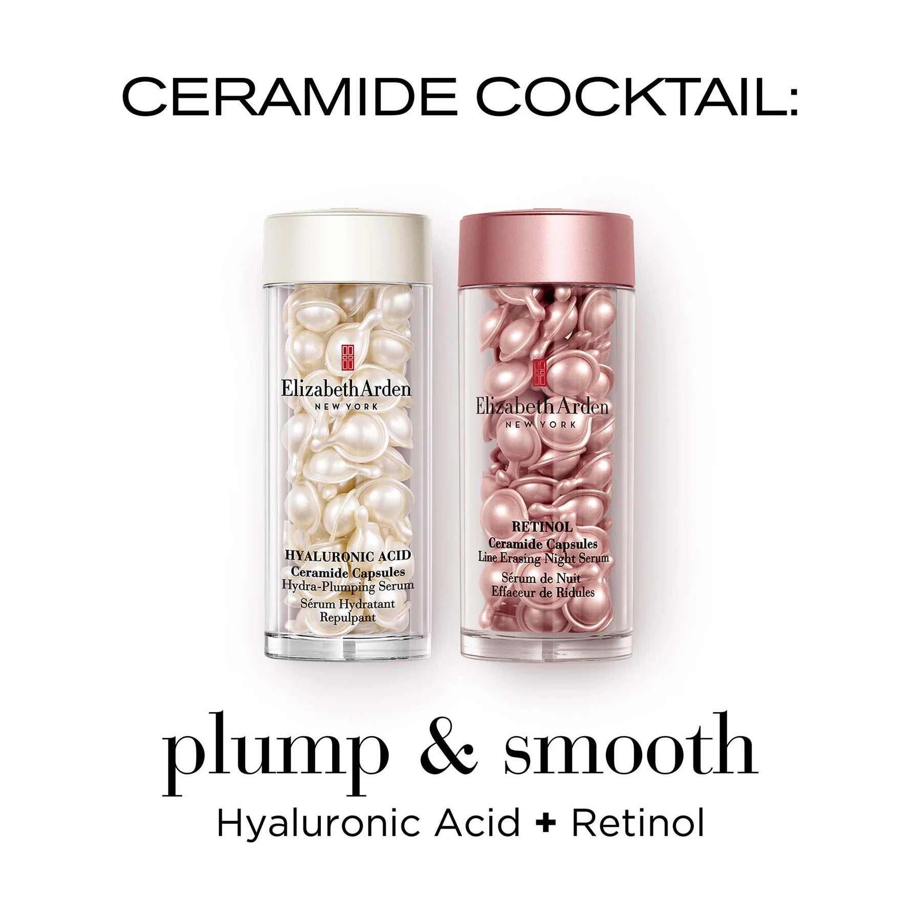 ELIZABETH ARDEN Hyaluronic Acid Ceramide Capsules Hydra-Plumping Serum Capsules