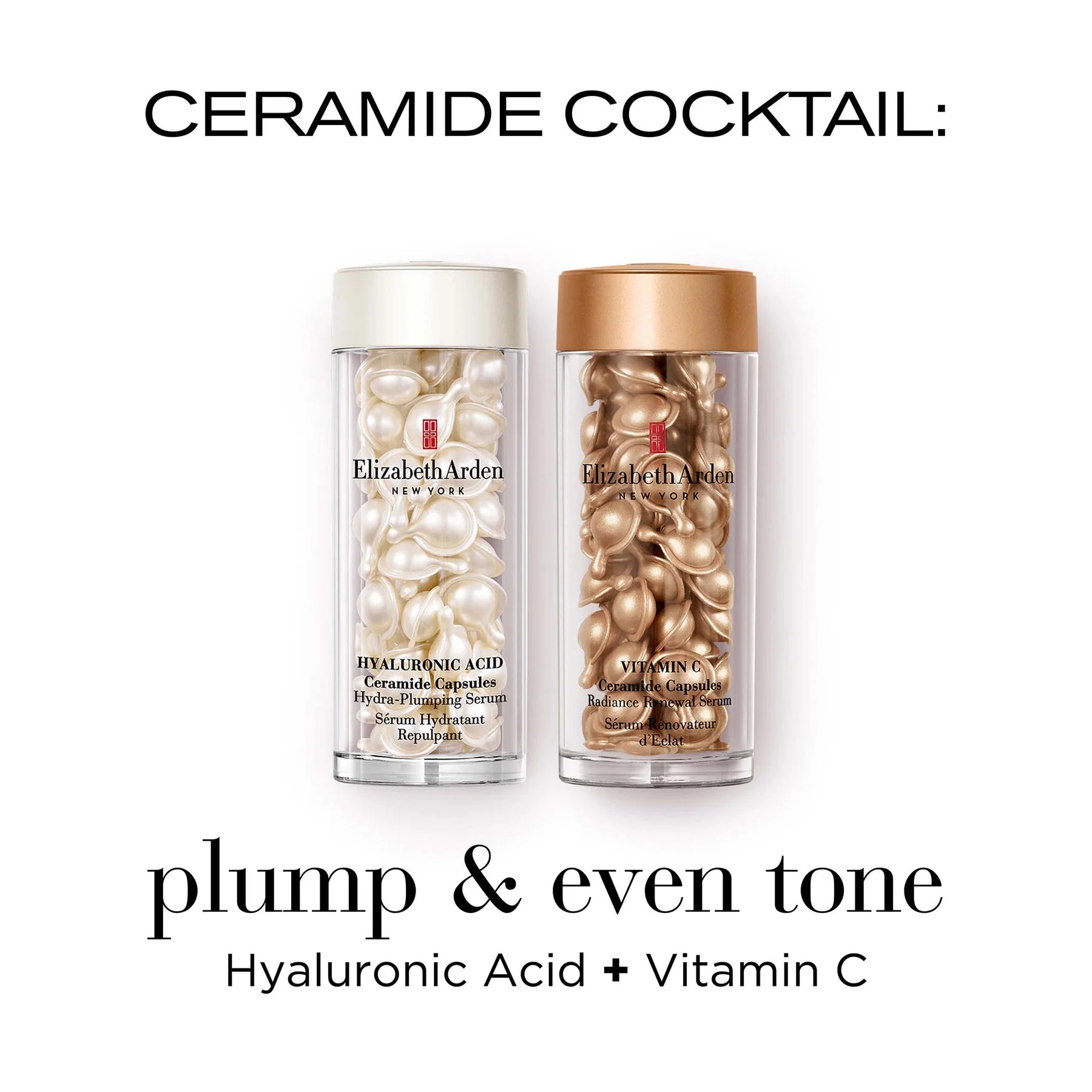 ELIZABETH ARDEN Hyaluronic Acid Ceramide Capsules Hydra-Plumping Serum Capsules