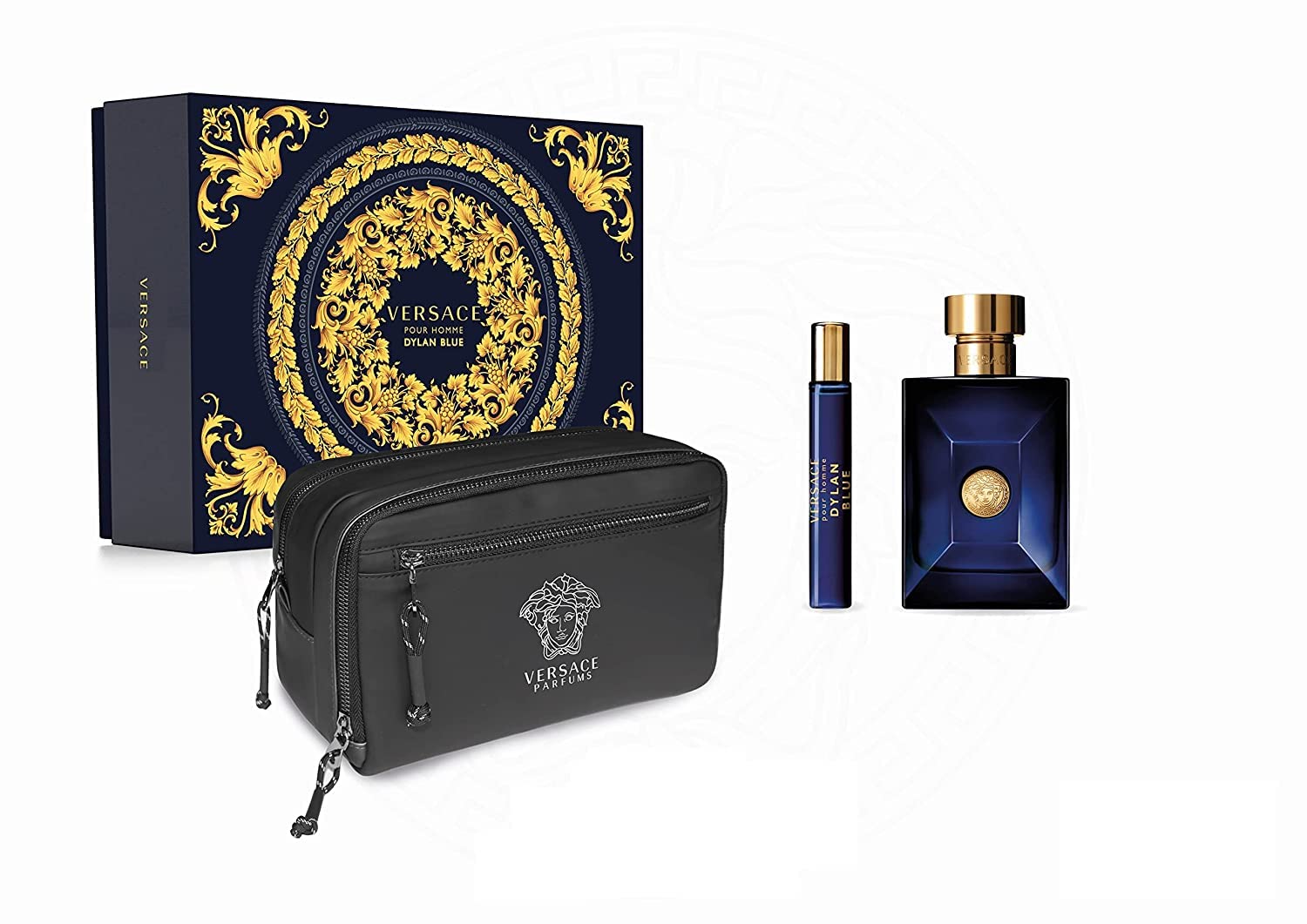 Gift Set Versace Dylan Blue Pour Homme Edt  100ml + 10ml