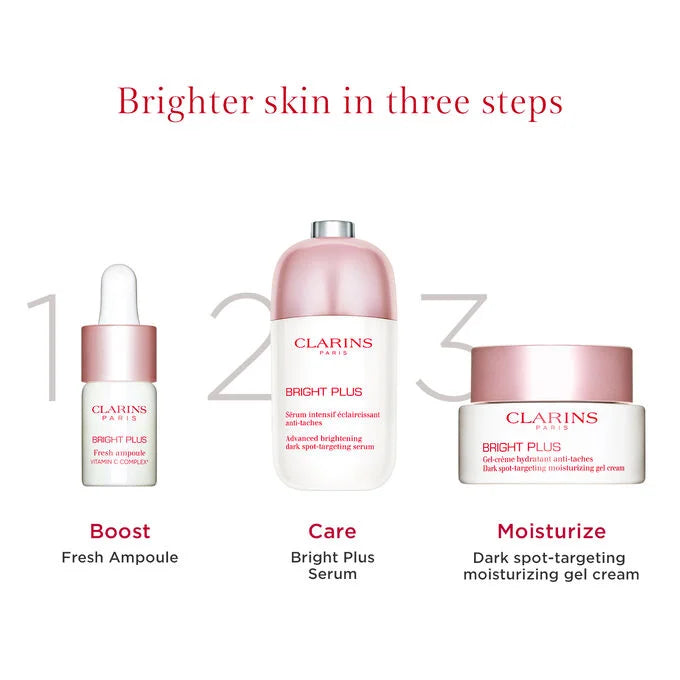 CLARINS Bright Plus fresh Ampoule Vitamin C Complex- Intensive Dark Spot Treatment 8ml