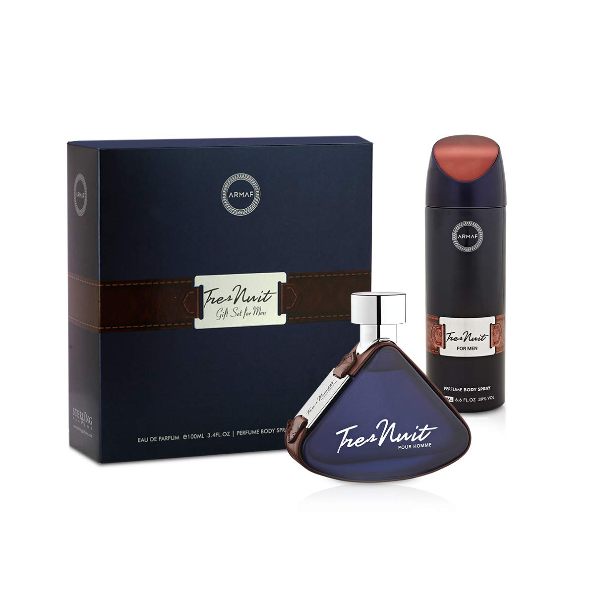 Armaf Tres Nuit Pour Homme Edt 100ml Gift Set + Deo Spray