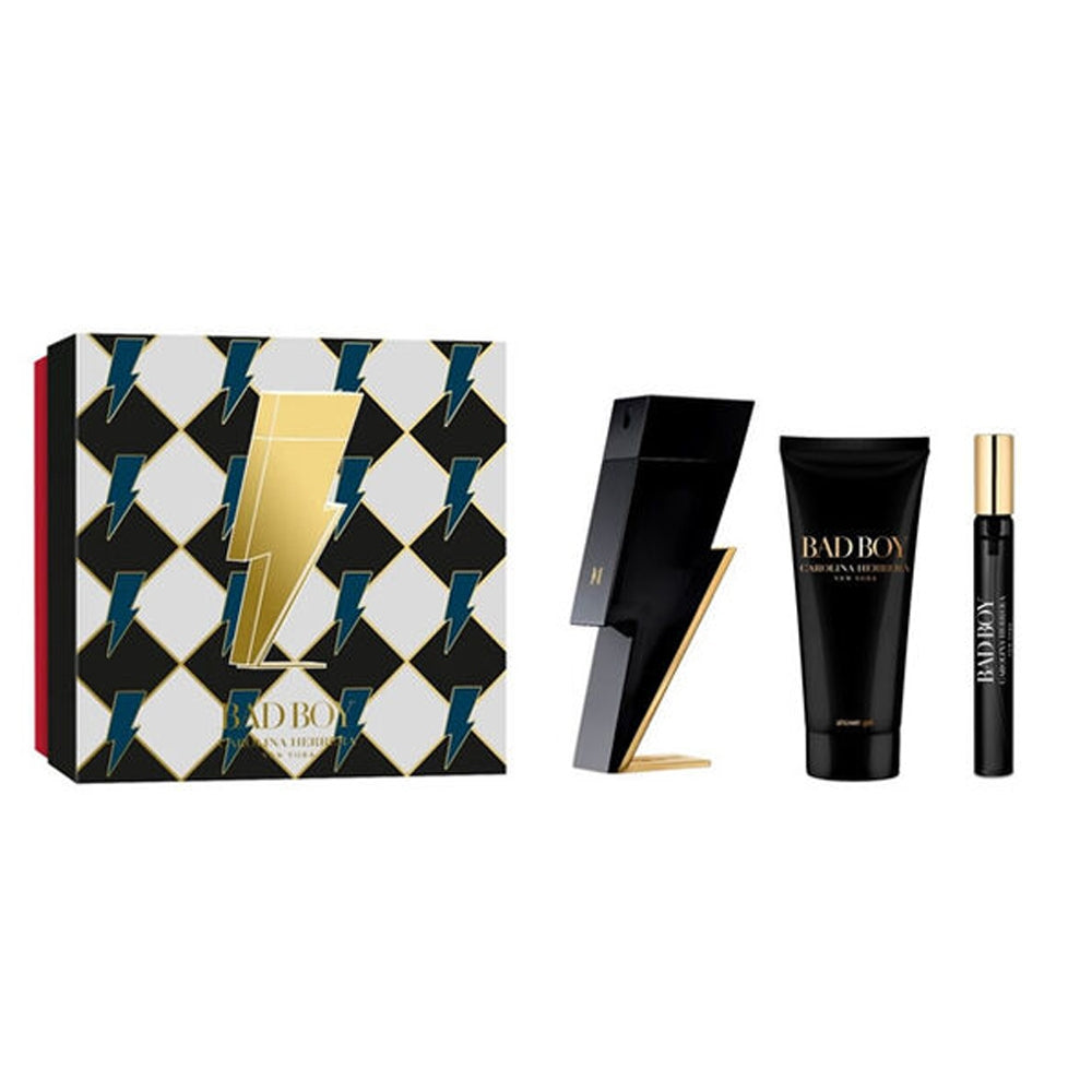 Carolina Herrera Bad Boy 100ML EDP Gift set + Shower Gel